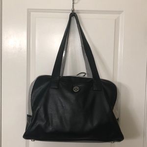 Lululemon Black & Silver Duffle Bag